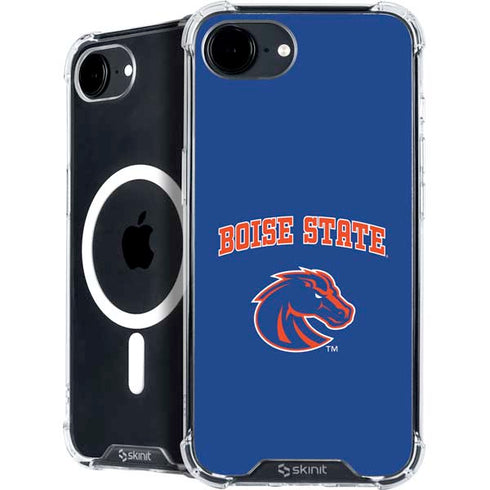 Boise State University Collegiate Text iPhone 16e MagSafe Case