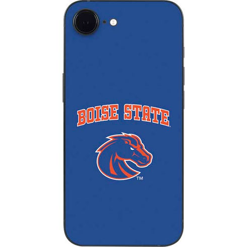 Boise State University Collegiate Text iPhone 16e Skin