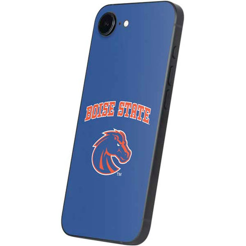 Boise State University Collegiate Text iPhone 16e Skin