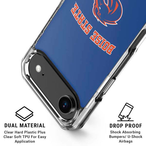 Boise State University Collegiate Text iPhone 17 Air MagSafe Case