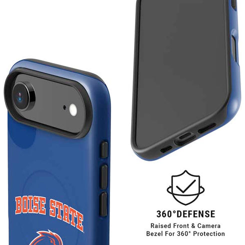 Boise State University Collegiate Text iPhone 17 Air Magsafe Impact Case