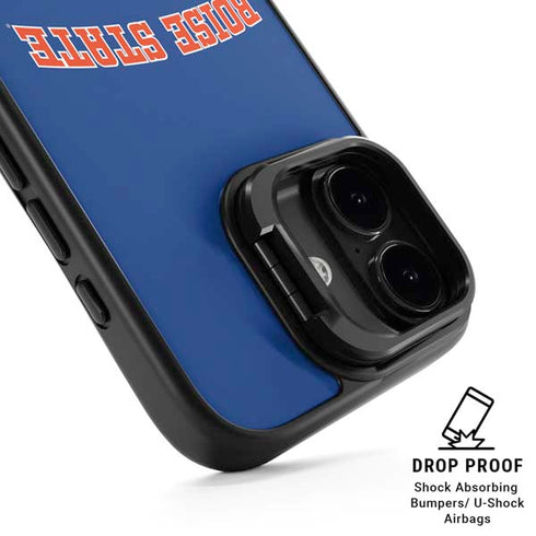 Boise State University Collegiate Text iPhone 17 Kickstand Case