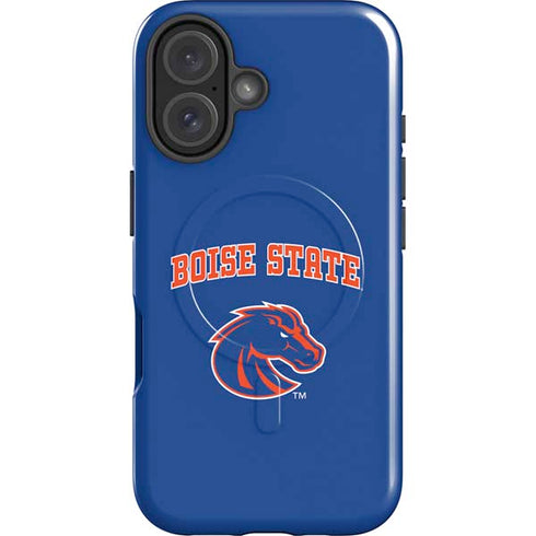 Boise State University Collegiate Text iPhone 17 Magsafe Impact Case