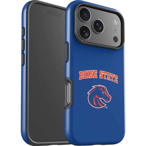 Boise State University Collegiate Text iPhone 17 Pro Impact Case