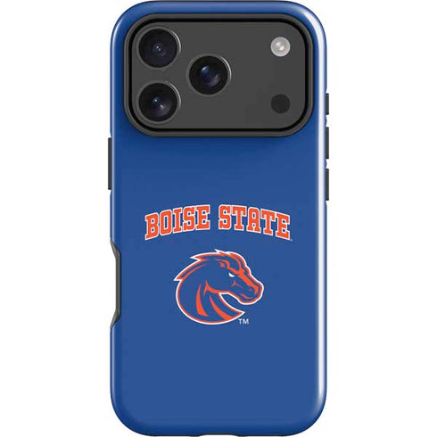 Boise State University Collegiate Text iPhone 17 Pro Max Impact Case