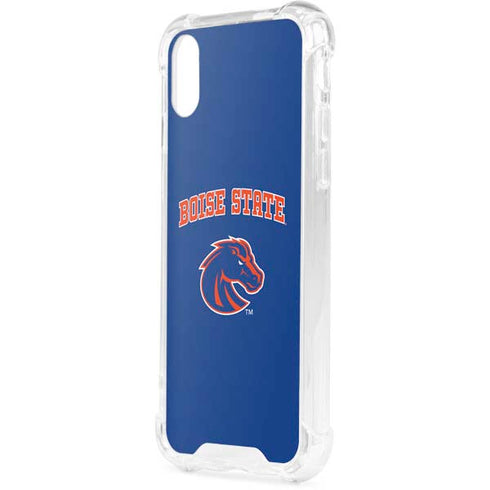 Boise State University Collegiate Text iPhone XS Clear Case