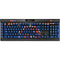 Boise State University Collegiate Text K95 RGB PLATINUM Mechanical Gaming Keyboard Skin