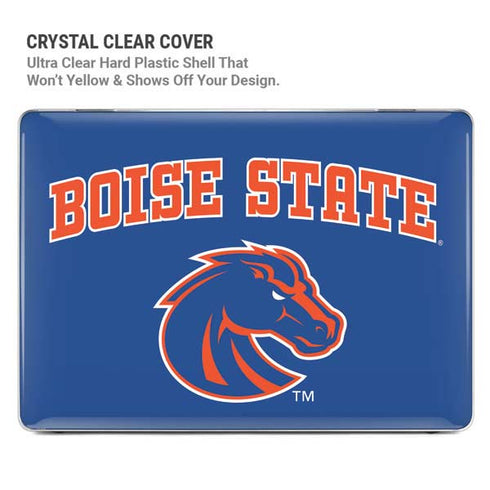 Boise State University Collegiate Text MacBook Pro 14in (2021-24) Case plus Skin