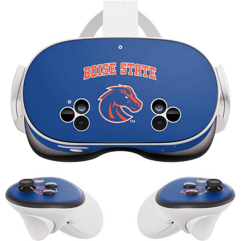 Boise State University Collegiate Text Meta Quest 3S Skin