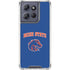 Boise State University Collegiate Text Moto G 5G (2025) Clear Case