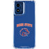 Boise State University Collegiate Text Moto G Play 4G (2024) Clear Case