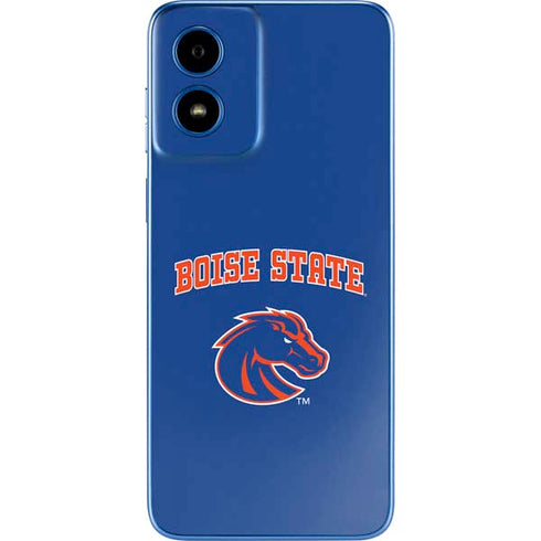 Boise State University Collegiate Text Moto G Play 4G (2024) Skin