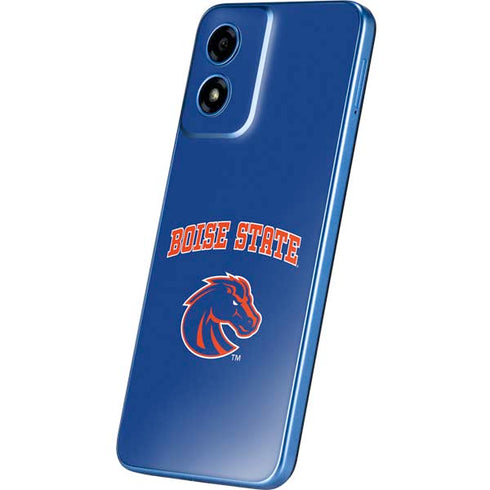 Boise State University Collegiate Text Moto G Play 4G (2024) Skin