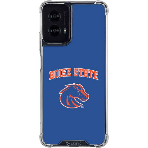 Boise State University Collegiate Text Moto G Power 5G (2024) Clear Case