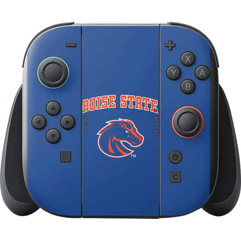 Boise State University Collegiate Text Nintendo Switch 2 (2025) with Joy-Con Skin