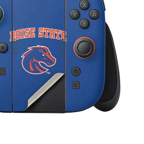 Boise State University Collegiate Text Nintendo Switch 2 (2025) Joy-Con Controller Skin
