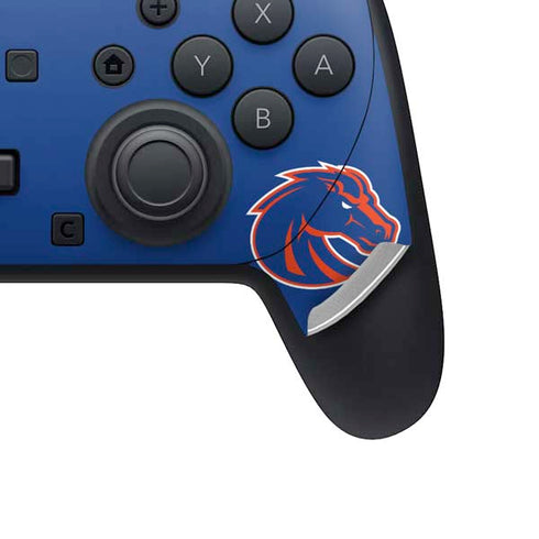 Boise State University Collegiate Text Nintendo Switch 2 (2025) Pro Controller Skin