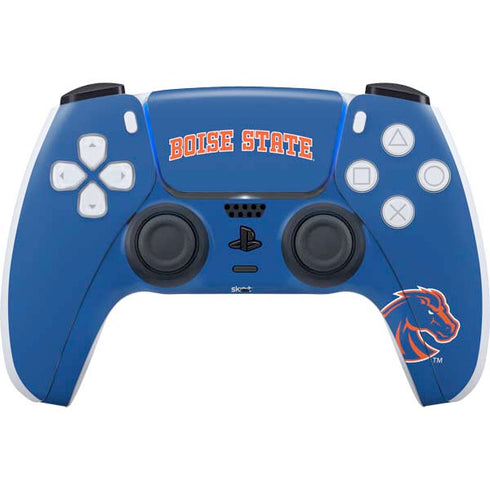 Boise State University Collegiate Text PlayStation PS5 Skins