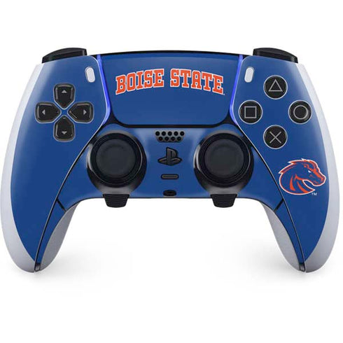 Boise State University Collegiate Text PS5 DualSense Edge Pro Controller Skin