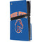 Boise State University Collegiate Text PS5 Pro Disk Console Skin