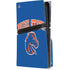Boise State University Collegiate Text PS5 Pro Disk Console Skin