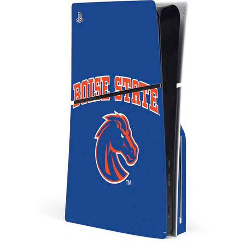 Boise State University Collegiate Text PlayStation PS5 Skins