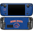 Boise State University Collegiate Text Steam Deck Handheld Gaming Computer OLED Skin