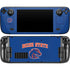 Boise State University Collegiate Text Steam Deck Handheld Gaming Computer Skin