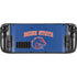 Boise State University Collegiate Text Steam Deck Handheld Gaming Computer Skin
