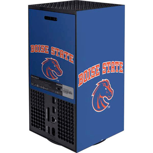 Boise State University Collegiate Text XBox Series X Digital Edition Bundle Skin