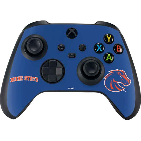 Boise State University Collegiate Text XBox Series X Digital Edition Bundle Skin