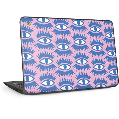 Bouffants and Broken Hearts Bold Eyes 2 HP Chromebook Skin