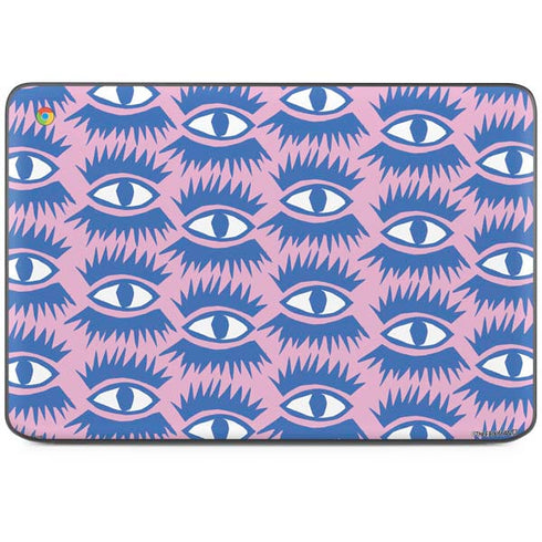 Bouffants and Broken Hearts Bold Eyes 2 HP Chromebook Skin
