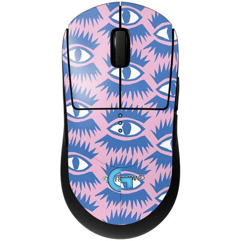Bouffants and Broken Hearts Bold Eyes 2 G Pro Wireless Gaming Mouse Skin