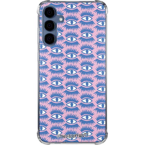 Bouffants and Broken Hearts Bold Eyes 2 Galaxy A35 5G Clear Case