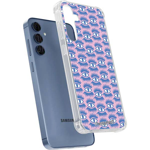 Bouffants and Broken Hearts Bold Eyes 2 Galaxy A35 5G Clear Case
