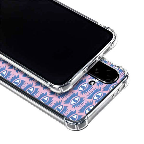 Bouffants and Broken Hearts Bold Eyes 2 Galaxy A36 5G Clear Case