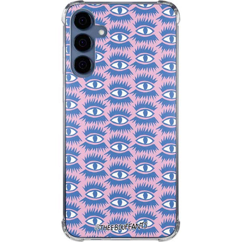 Bouffants and Broken Hearts Bold Eyes 2 Galaxy A55 5G Clear Case