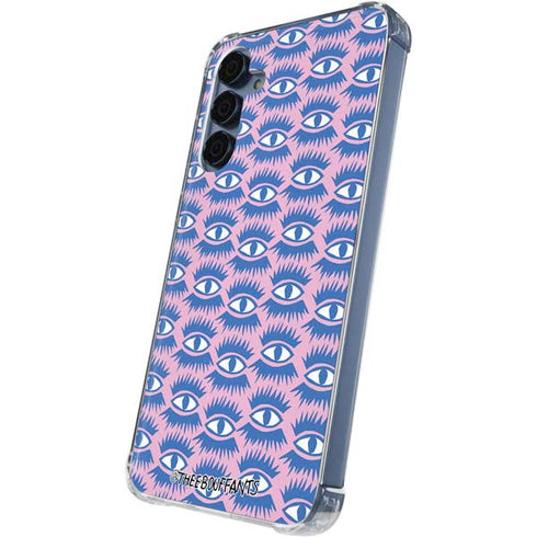 Bouffants and Broken Hearts Bold Eyes 2 Galaxy A55 5G Clear Case