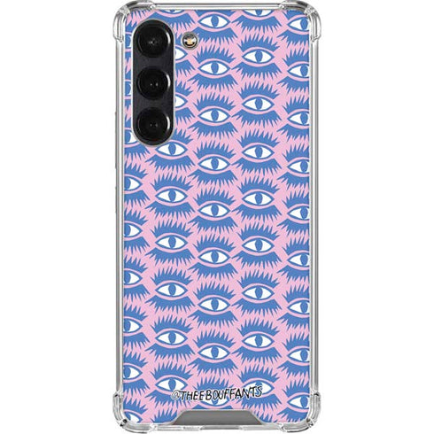 Bouffants and Broken Hearts Bold Eyes 2 Galaxy S24 FE Clear Case
