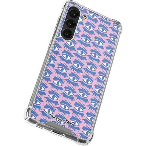 Bouffants and Broken Hearts Bold Eyes 2 Galaxy S24 FE Clear Case