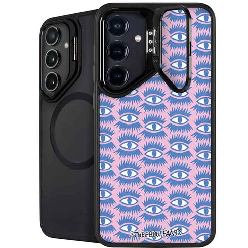 Bouffants and Broken Hearts Bold Eyes 2 Galaxy S25 Kickstand Case