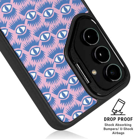 Bouffants and Broken Hearts Bold Eyes 2 Galaxy S25 Kickstand Case