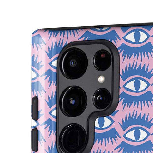 Bouffants and Broken Hearts Bold Eyes 2 Galaxy S25 Ultra Impact Case