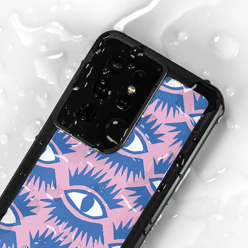 Bouffants and Broken Hearts Bold Eyes 2 Galaxy S24 Ultra Waterproof Case