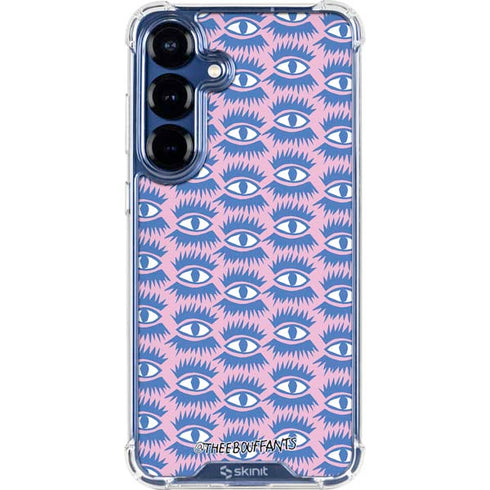 Bouffants and Broken Hearts Bold Eyes 2 Galaxy S25 Plus Clear Case