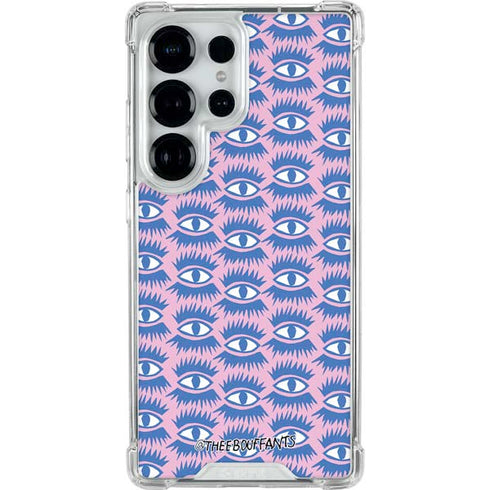 Bouffants and Broken Hearts Bold Eyes 2 Galaxy S25 Ultra Clear Case