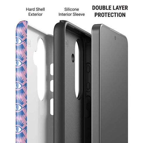 Bouffants and Broken Hearts Bold Eyes 2 Galaxy S26 Impact Case