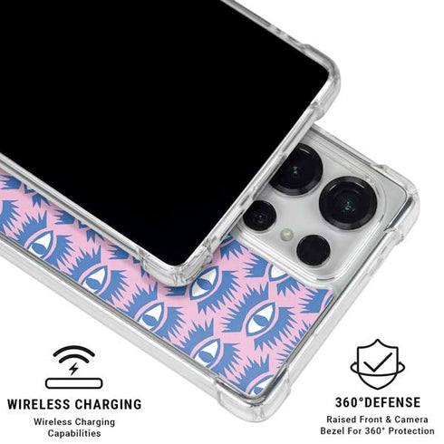 Bouffants and Broken Hearts Bold Eyes 2 Galaxy S26 Ultra Clear Case