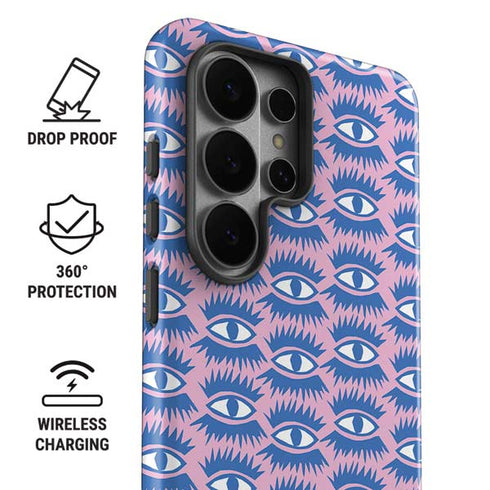Bouffants and Broken Hearts Bold Eyes 2 Galaxy S26 Ultra Impact Case
